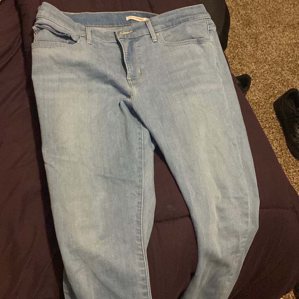 Light blue jeans